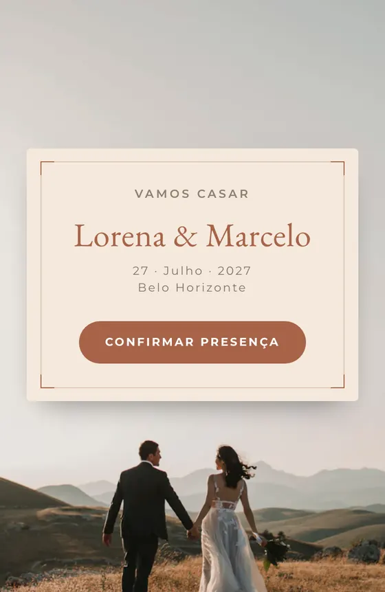 Capa: Cartão sobre foto · Boho Terroso
